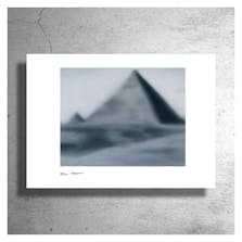 ゲルハルト・リヒター Gerhard Richter 『grosse pyramide』海外展覧会ポスター